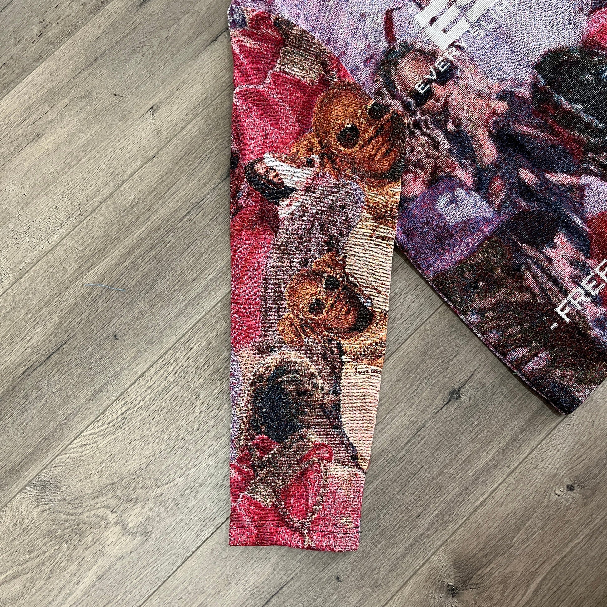 RED FREE YSL TAPESTRY JACKET - RDMCLOTHINGART