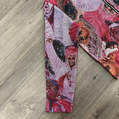 RED FREE YSL TAPESTRY JACKET - RDMCLOTHINGART