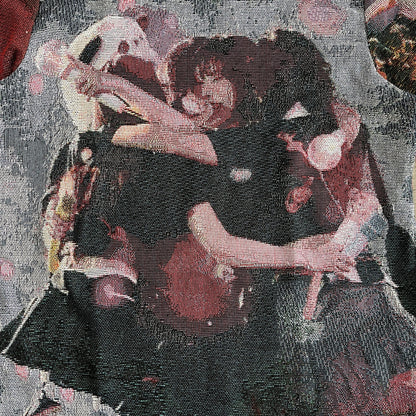 RDMCLOTHINGART tapestry hoodie RED VELVET TAPESTRY HOODIE