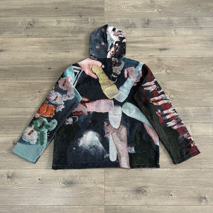 RDMCLOTHINGART tapestry hoodie RED VELVET TAPESTRY HOODIE