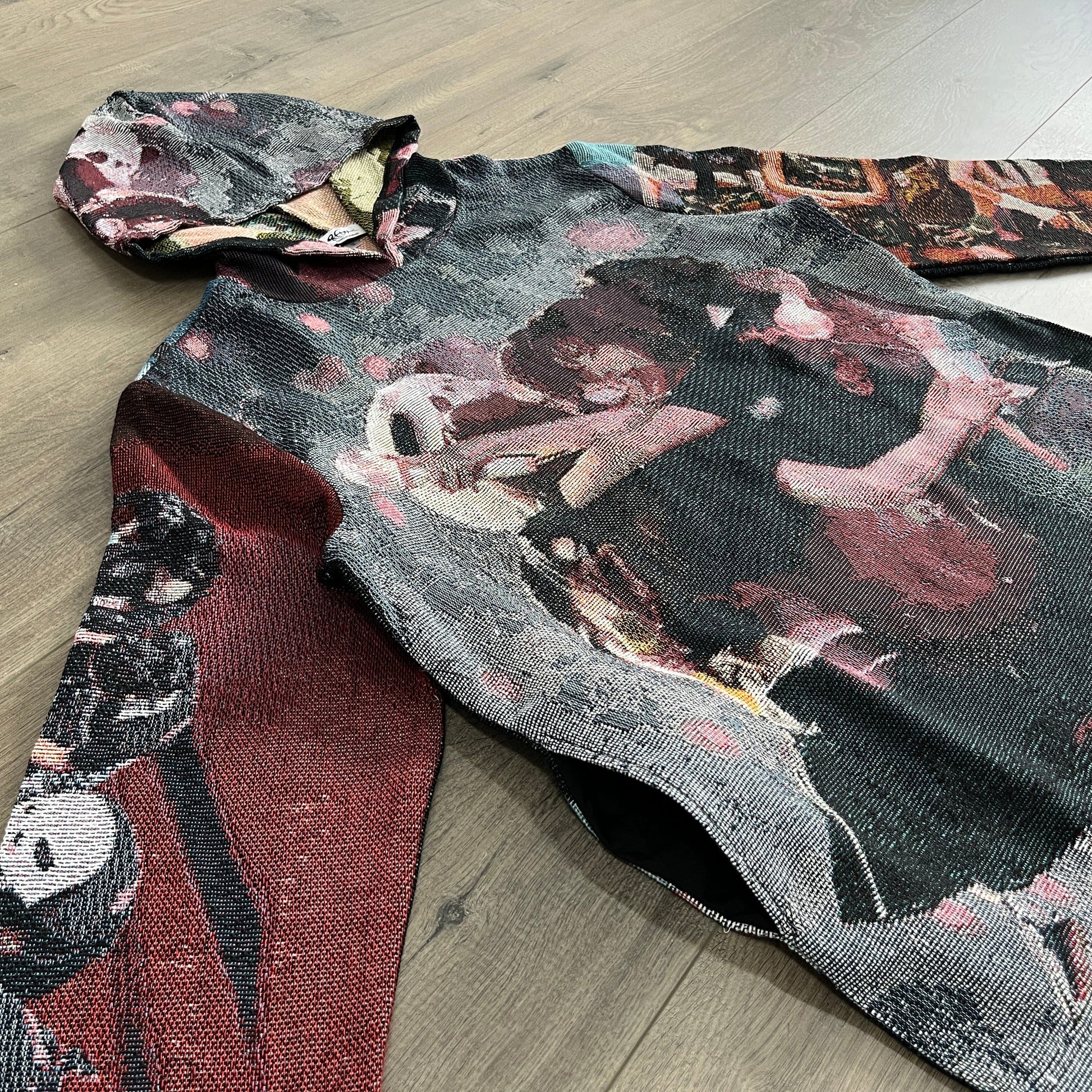 RDMCLOTHINGART tapestry hoodie RED VELVET TAPESTRY HOODIE