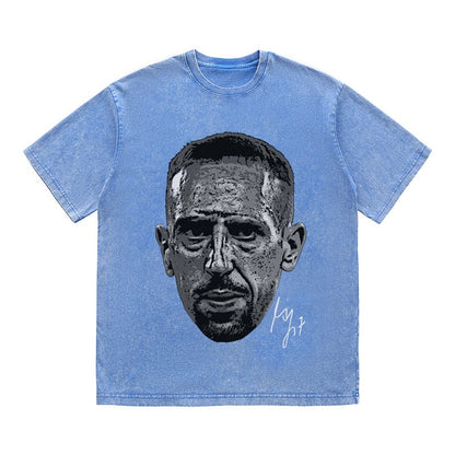 RDMCLOTHINGART tapestry hoodie RIBERY HEAVY COTTON TEES-9630