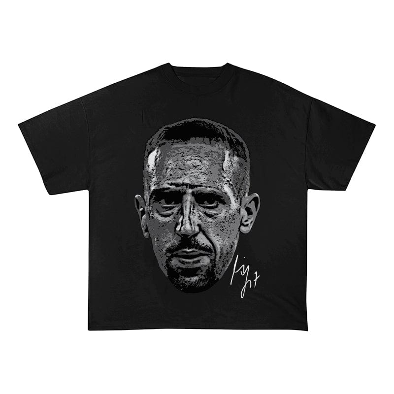 RDMCLOTHINGART tapestry hoodie RIBERY HEAVY COTTON TEES-9630