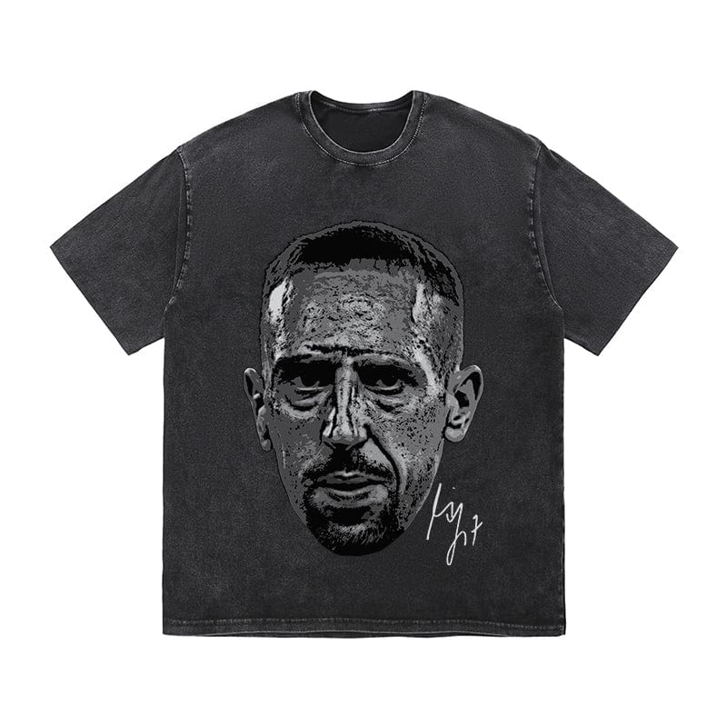 RDMCLOTHINGART tapestry hoodie RIBERY HEAVY COTTON TEES-9630