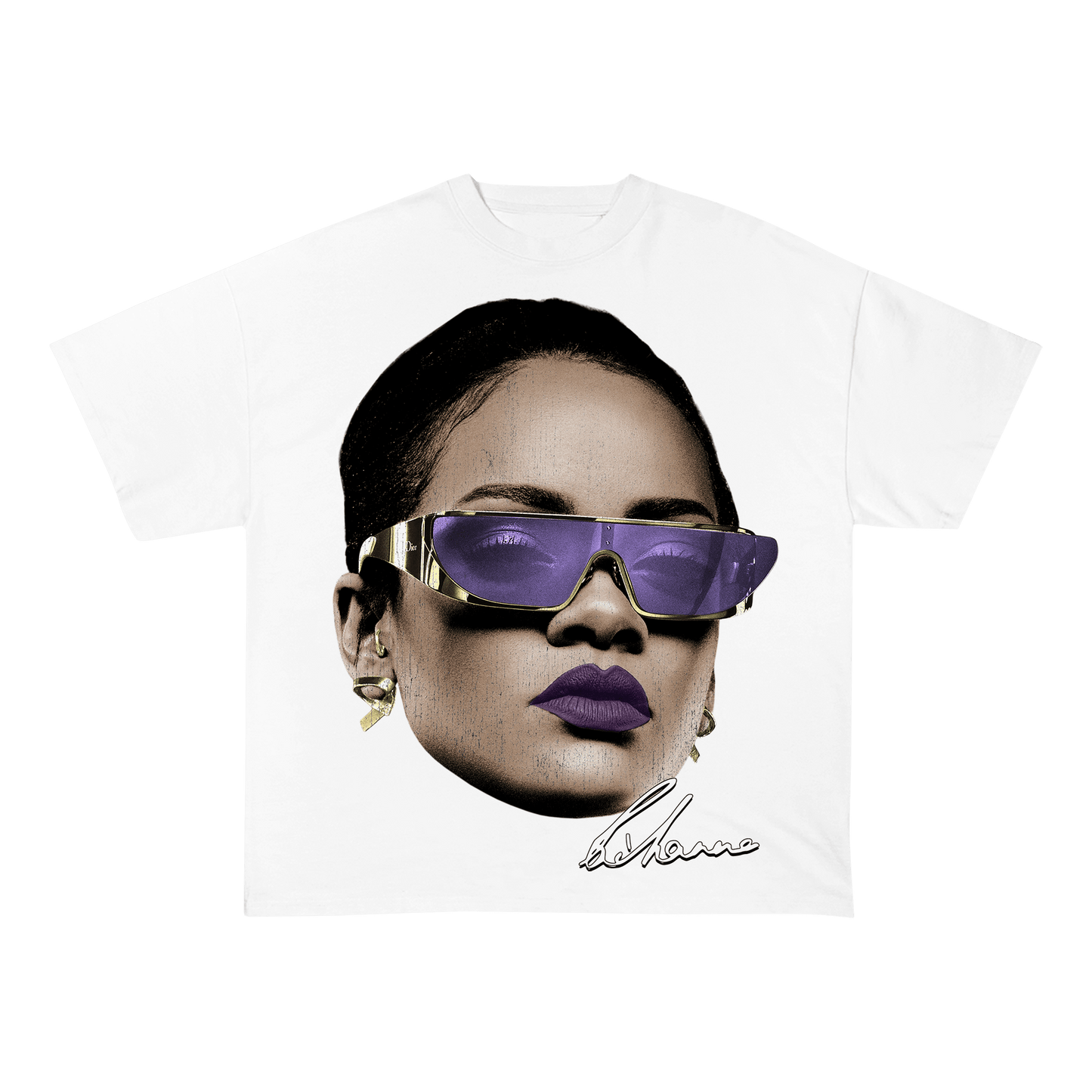 RIHANNA HEAVEY WEIGHT COTTON TEE-8003 - RDMCLOTHINGART