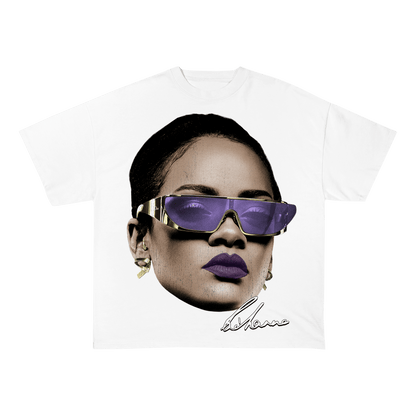 RIHANNA HEAVEY WEIGHT COTTON TEE-8003 - RDMCLOTHINGART