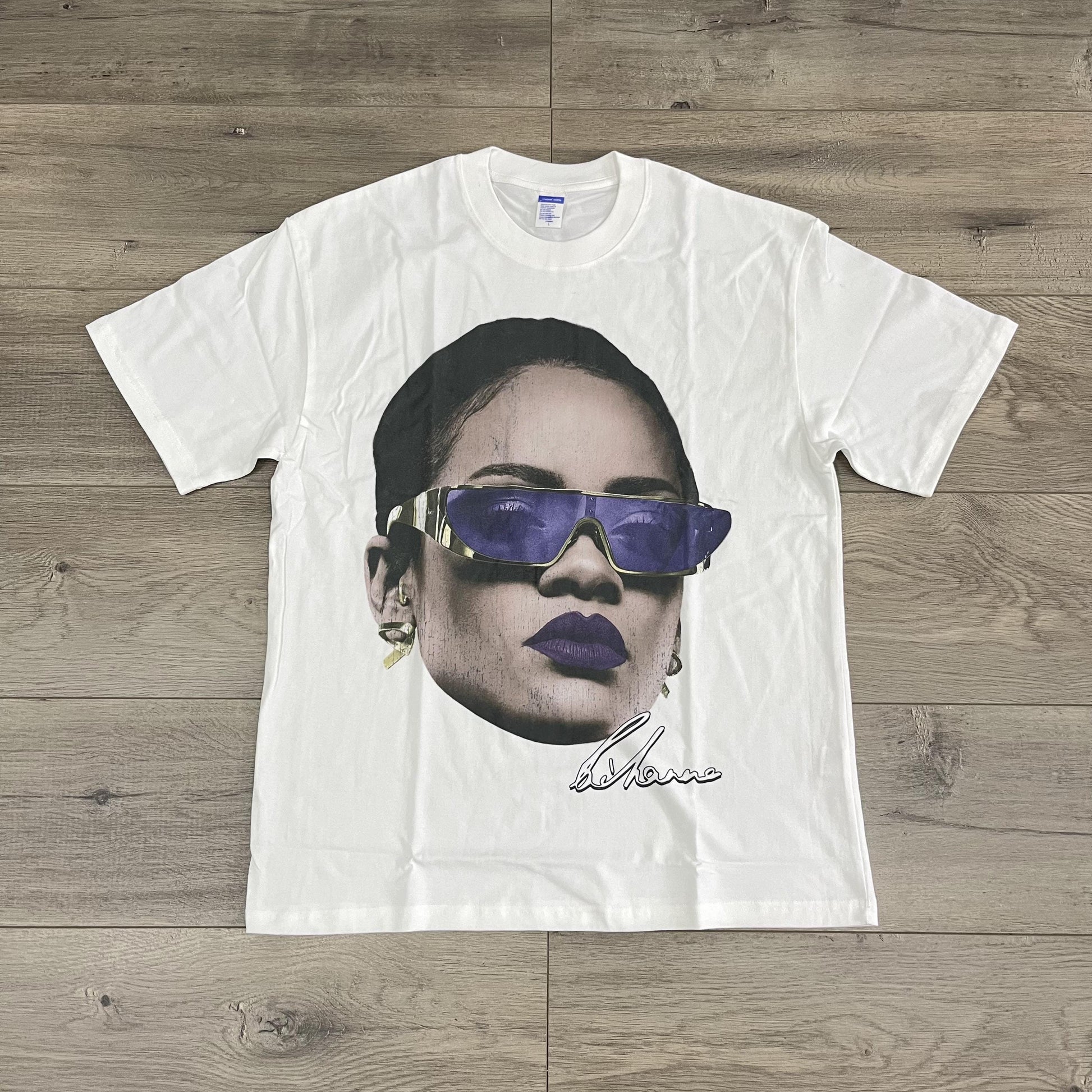 RIHANNA HEAVEY WEIGHT COTTON TEE-8003 - RDMCLOTHINGART