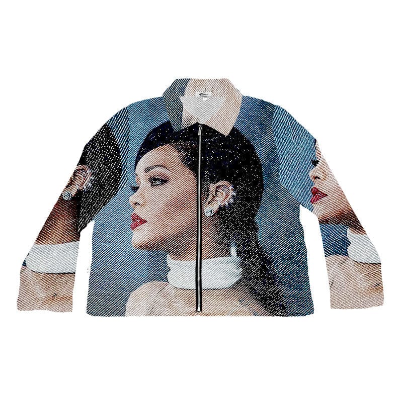 RDMCLOTHINGART tapestry hoodie RIHANNA TAPESTRY JACKET