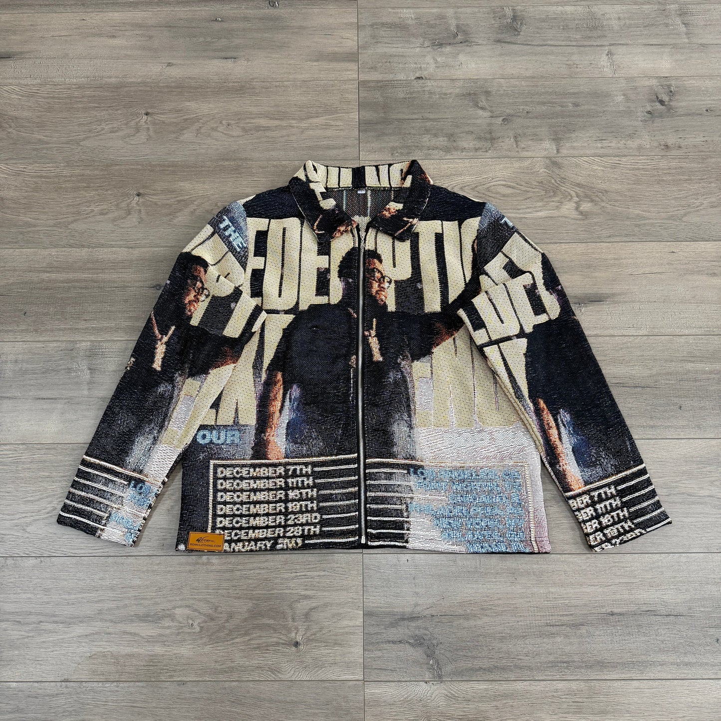 RDMCLOTHINGART tapestry hoodie ROD V5 TAPESTRY JACKET