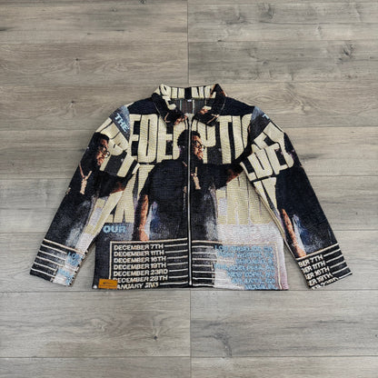 RDMCLOTHINGART tapestry hoodie ROD V5 TAPESTRY JACKET