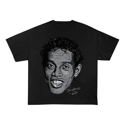 RDMCLOTHINGART tapestry hoodie RONALDINHO HEAVY COTTON TEES-9638