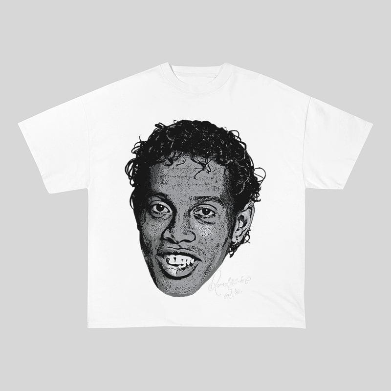 RDMCLOTHINGART tapestry hoodie RONALDINHO HEAVY COTTON TEES-9638