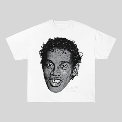 RDMCLOTHINGART tapestry hoodie RONALDINHO HEAVY COTTON TEES-9638