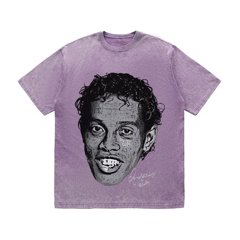 RDMCLOTHINGART tapestry hoodie RONALDINHO HEAVY COTTON TEES-9638