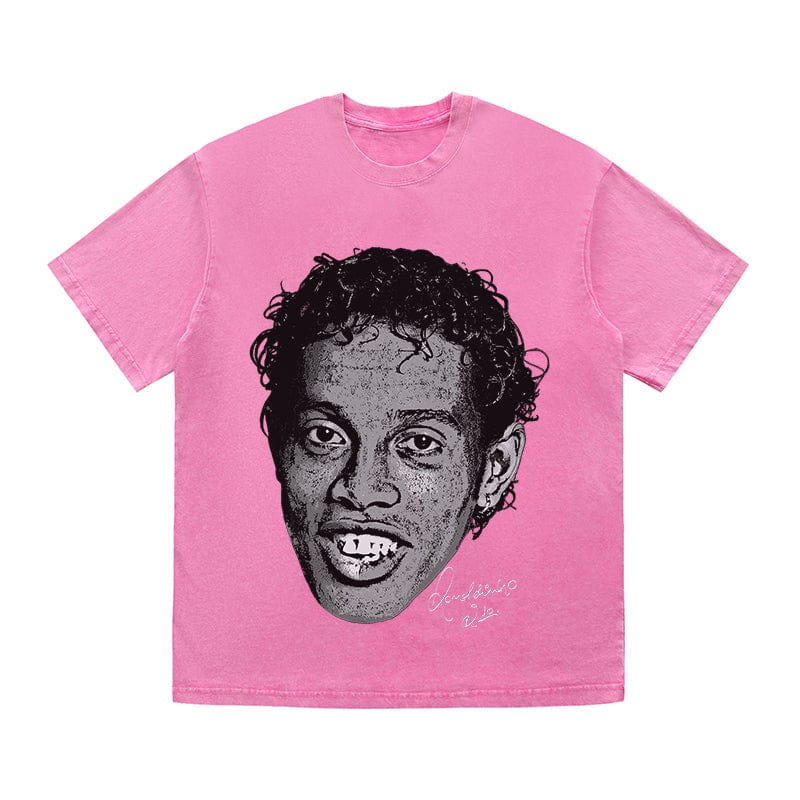 RDMCLOTHINGART tapestry hoodie RONALDINHO HEAVY COTTON TEES-9638