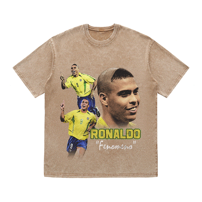 RDMCLOTHINGART tapestry hoodie RONALDO 2 HEAVY WEIGHT COTTON TEE-8979