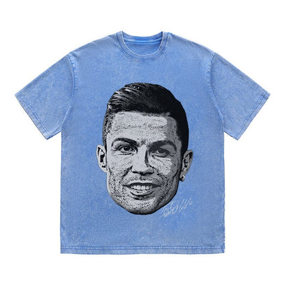 RDMCLOTHINGART tapestry hoodie RONALDO HEAVY COTTON TEES-9640