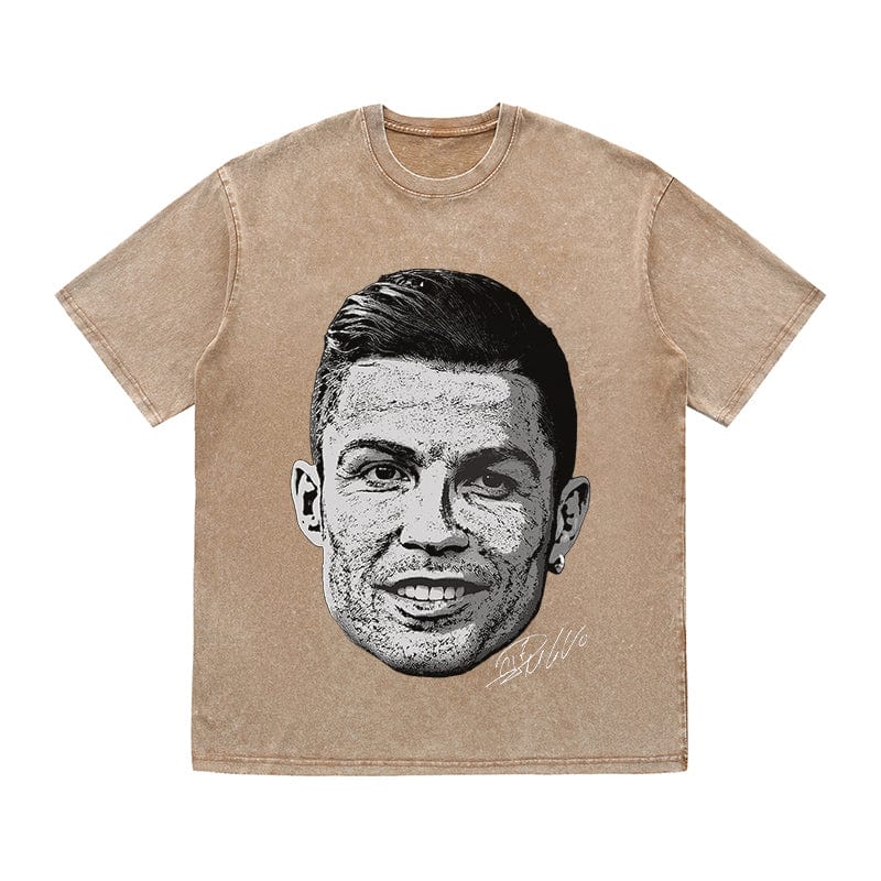 RDMCLOTHINGART tapestry hoodie RONALDO HEAVY COTTON TEES-9640