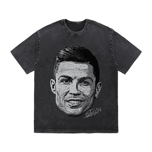RDMCLOTHINGART tapestry hoodie RONALDO HEAVY COTTON TEES-9640