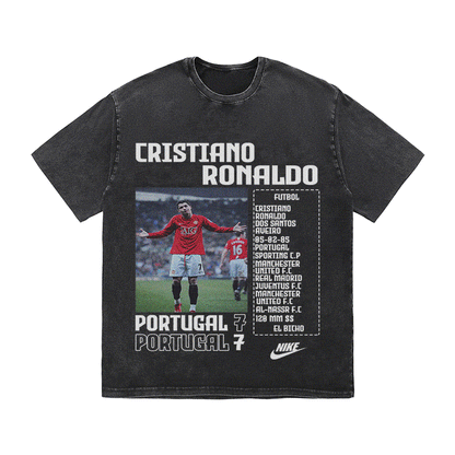 RDMCLOTHINGART tapestry hoodie RONALDO HEAVY WEIGHT COTTON TEE-8827