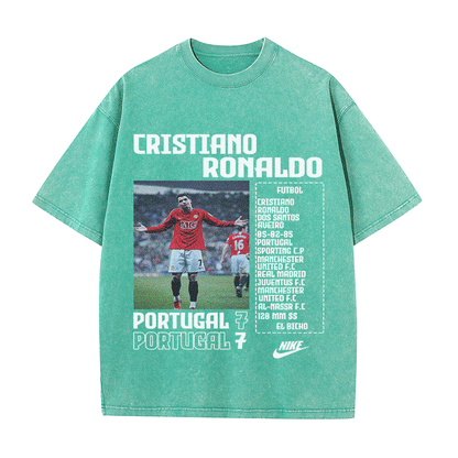 RDMCLOTHINGART tapestry hoodie RONALDO HEAVY WEIGHT COTTON TEE-8827