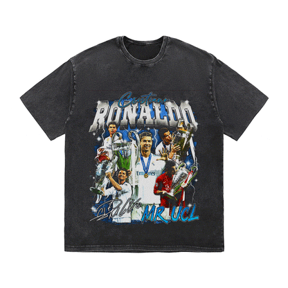 RDMCLOTHINGART tapestry hoodie RONALDO HEAVY WEIGHT COTTON TEE-8981
