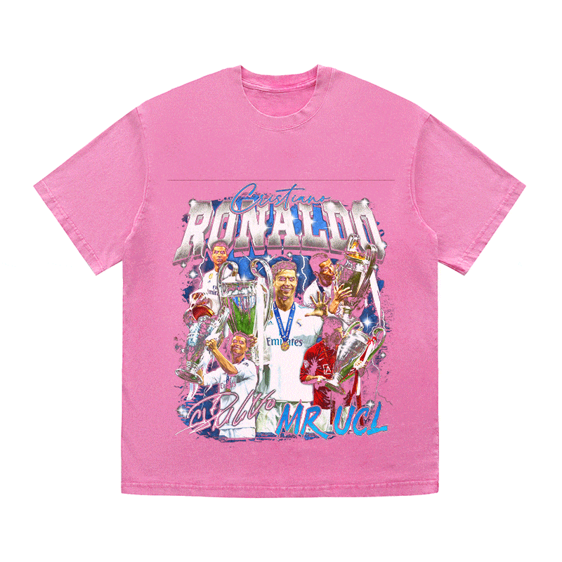 RDMCLOTHINGART tapestry hoodie RONALDO HEAVY WEIGHT COTTON TEE-8981