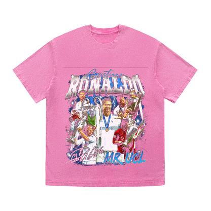 RDMCLOTHINGART tapestry hoodie RONALDO HEAVY WEIGHT COTTON TEE-8981