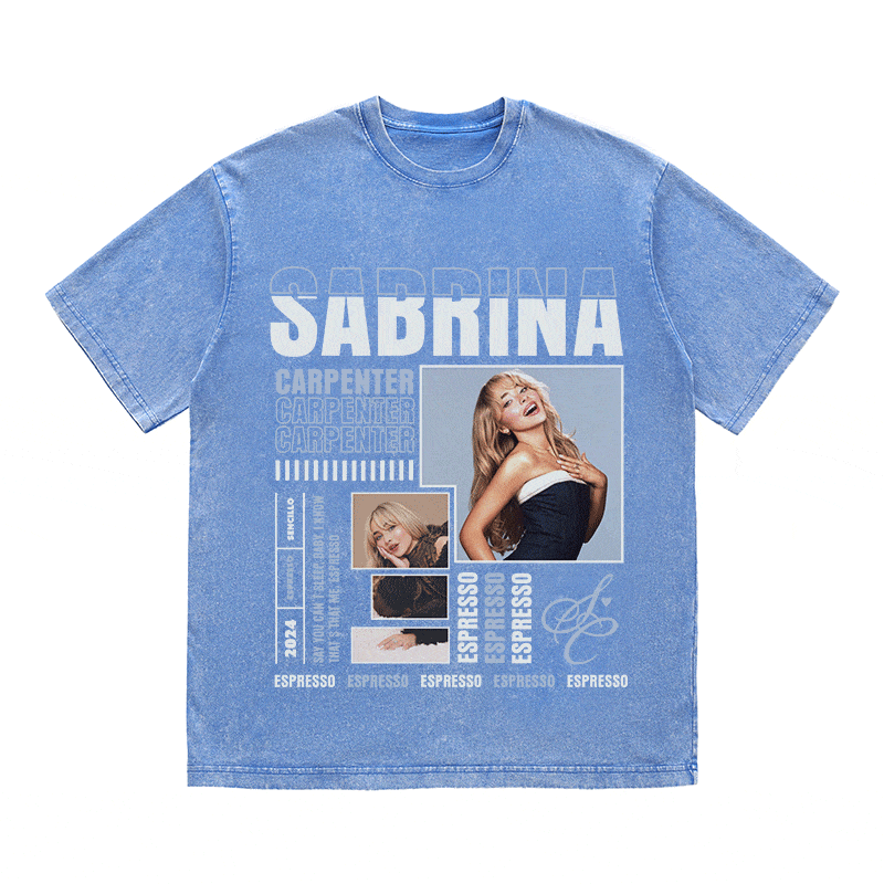 RDMCLOTHINGART tapestry hoodie SABRINA CARPENTER HEAVY WEIGHT COTTON TEE-9019
