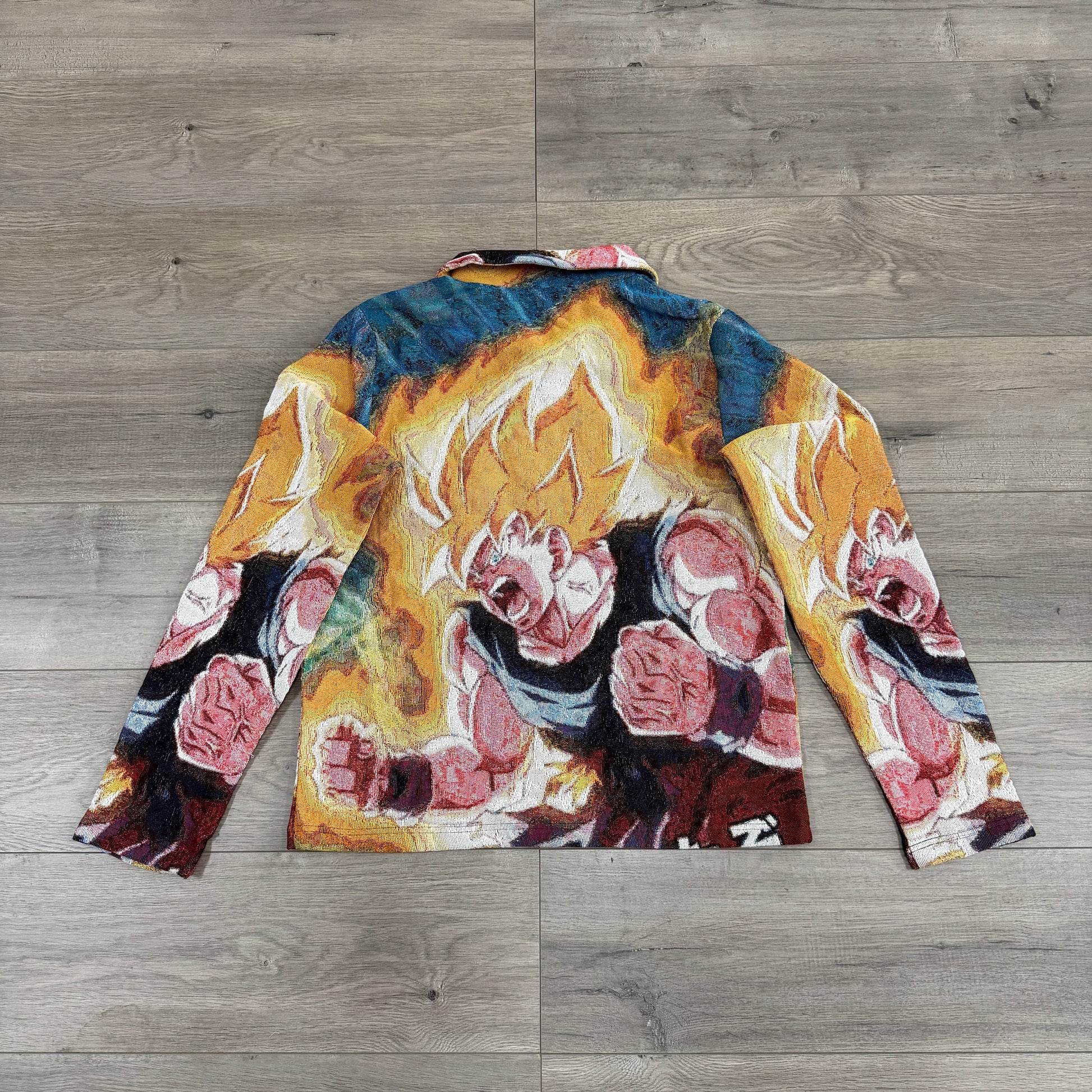 RDMCLOTHINGART tapestry hoodie SAIYAN TAPESTRY JACKET