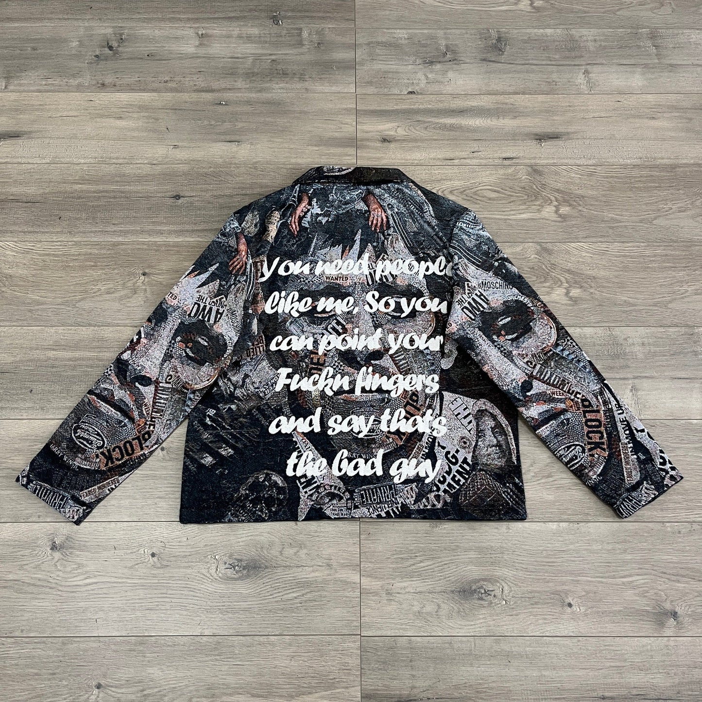 SCARFACE CANVAS TAPESTRY JACKET - RDMCLOTHINGART
