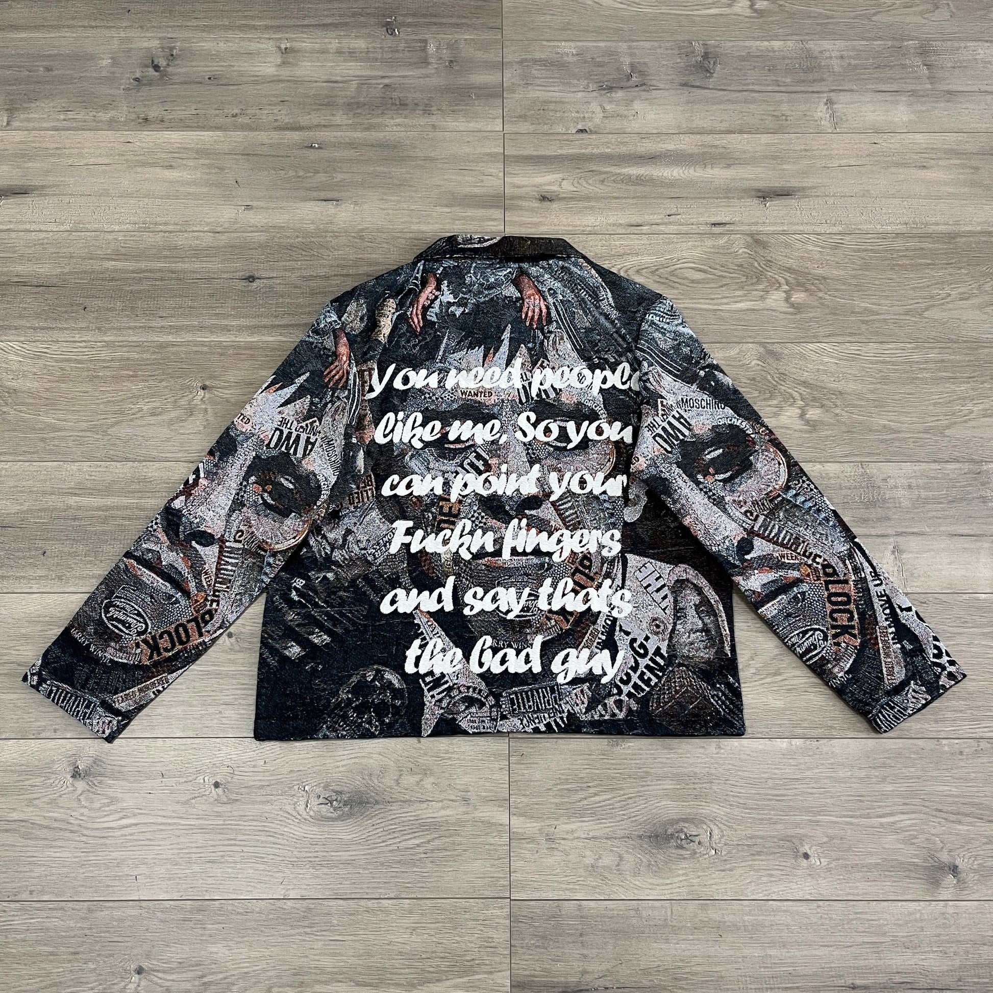SCARFACE CANVAS TAPESTRY JACKET - RDMCLOTHINGART