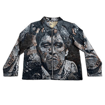 SCARFACE CANVAS TAPESTRY JACKET - RDMCLOTHINGART
