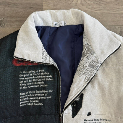 RDMCLOTHINGART tapestry hoodie SCARFACE TAPESTRY COAT