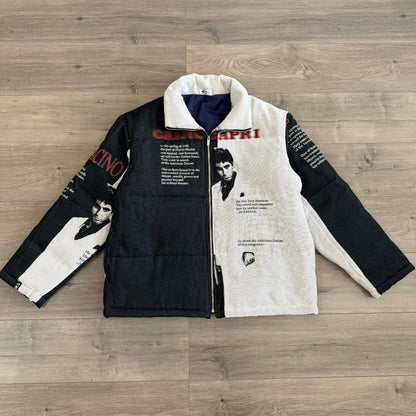 RDMCLOTHINGART tapestry hoodie SCARFACE TAPESTRY COAT