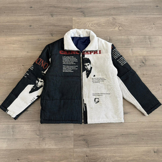 RDMCLOTHINGART tapestry hoodie SCARFACE TAPESTRY COAT