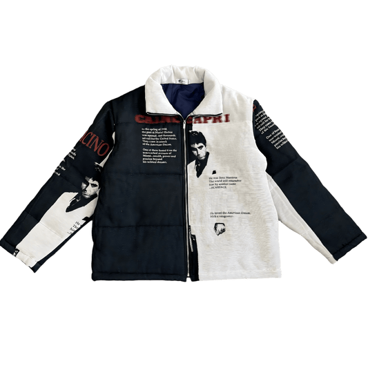 RDMCLOTHINGART tapestry hoodie SCARFACE TAPESTRY COAT