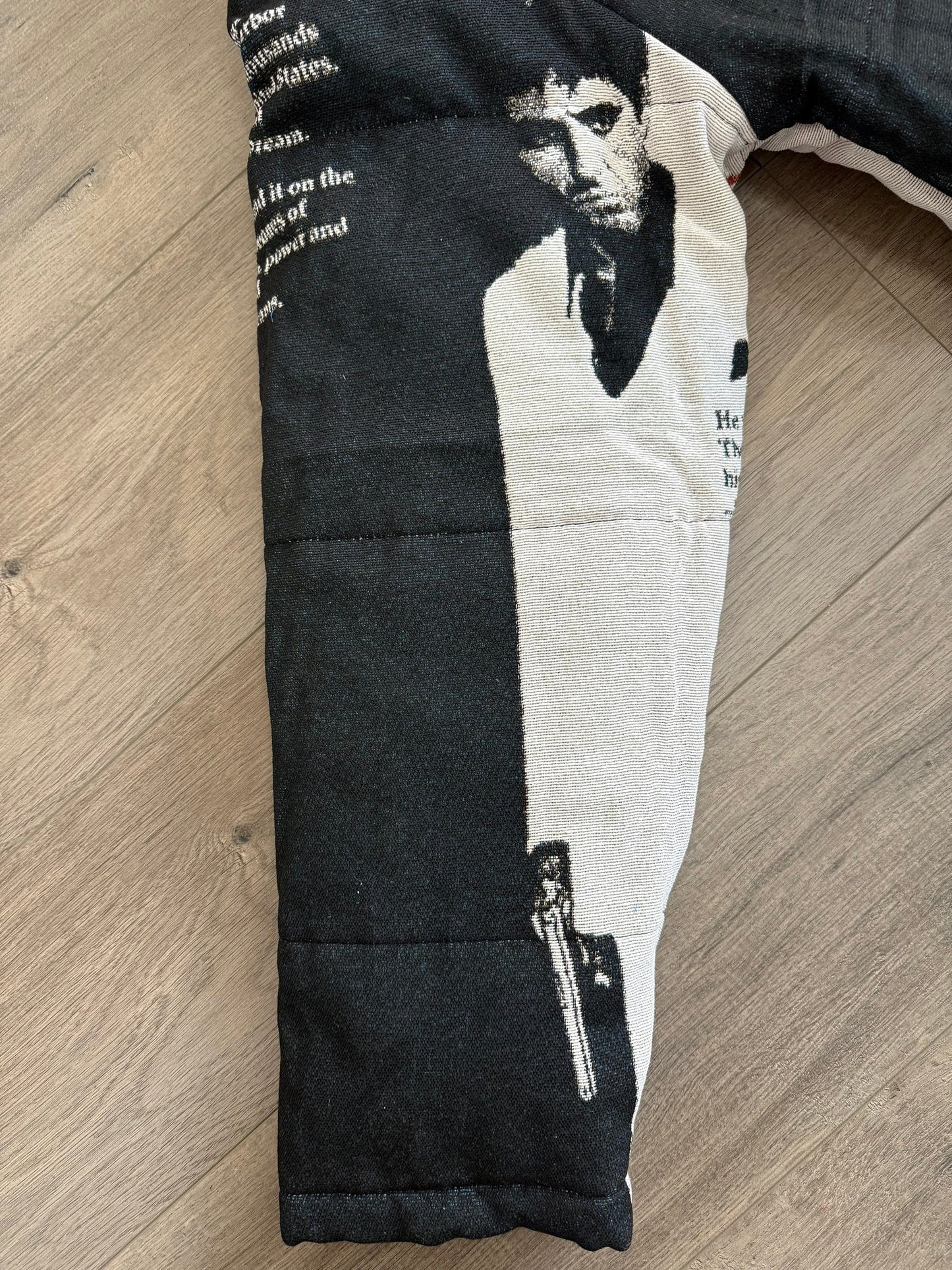 RDMCLOTHINGART tapestry hoodie SCARFACE TAPESTRY COAT