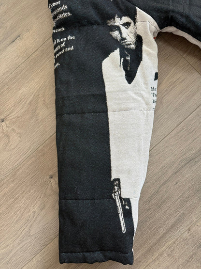 RDMCLOTHINGART tapestry hoodie SCARFACE TAPESTRY COAT