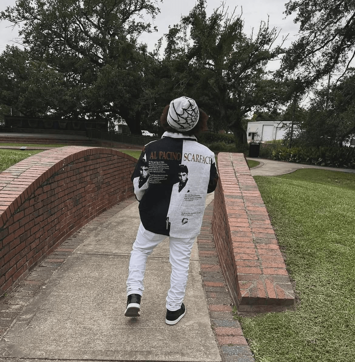 RDMCLOTHINGART tapestry hoodie SCARFACE TAPESTRY JACKET