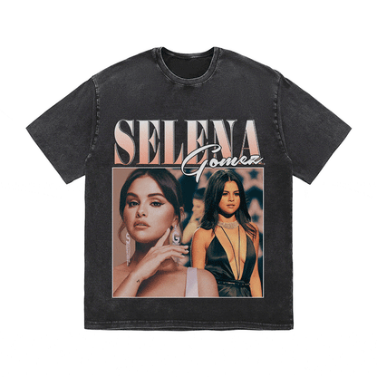 RDMCLOTHINGART tapestry hoodie SELENA HEAVY WEIGHT COTTON TEE-8869