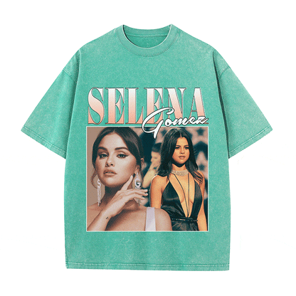 RDMCLOTHINGART tapestry hoodie SELENA HEAVY WEIGHT COTTON TEE-8869