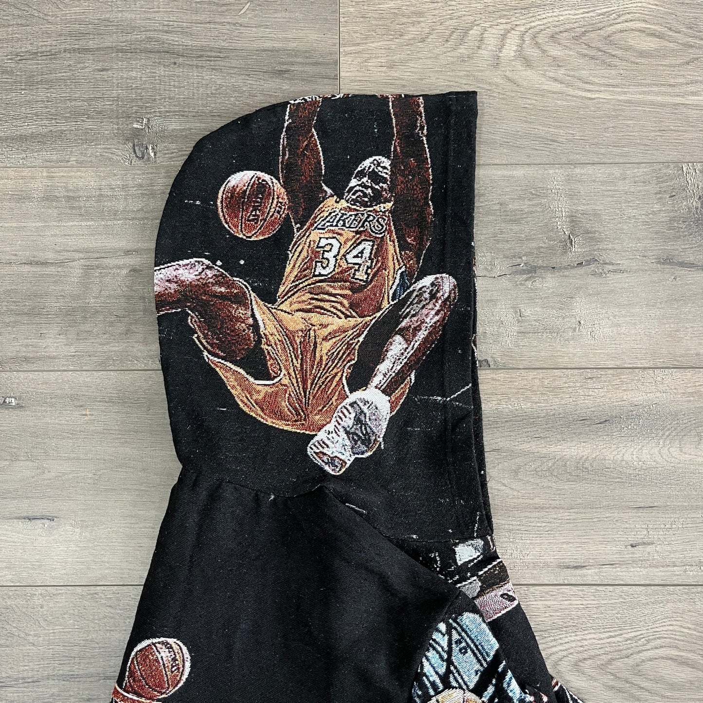 RDMCLOTHINGART tapestry hoodie SHAQ TAPESTRY HOODIE