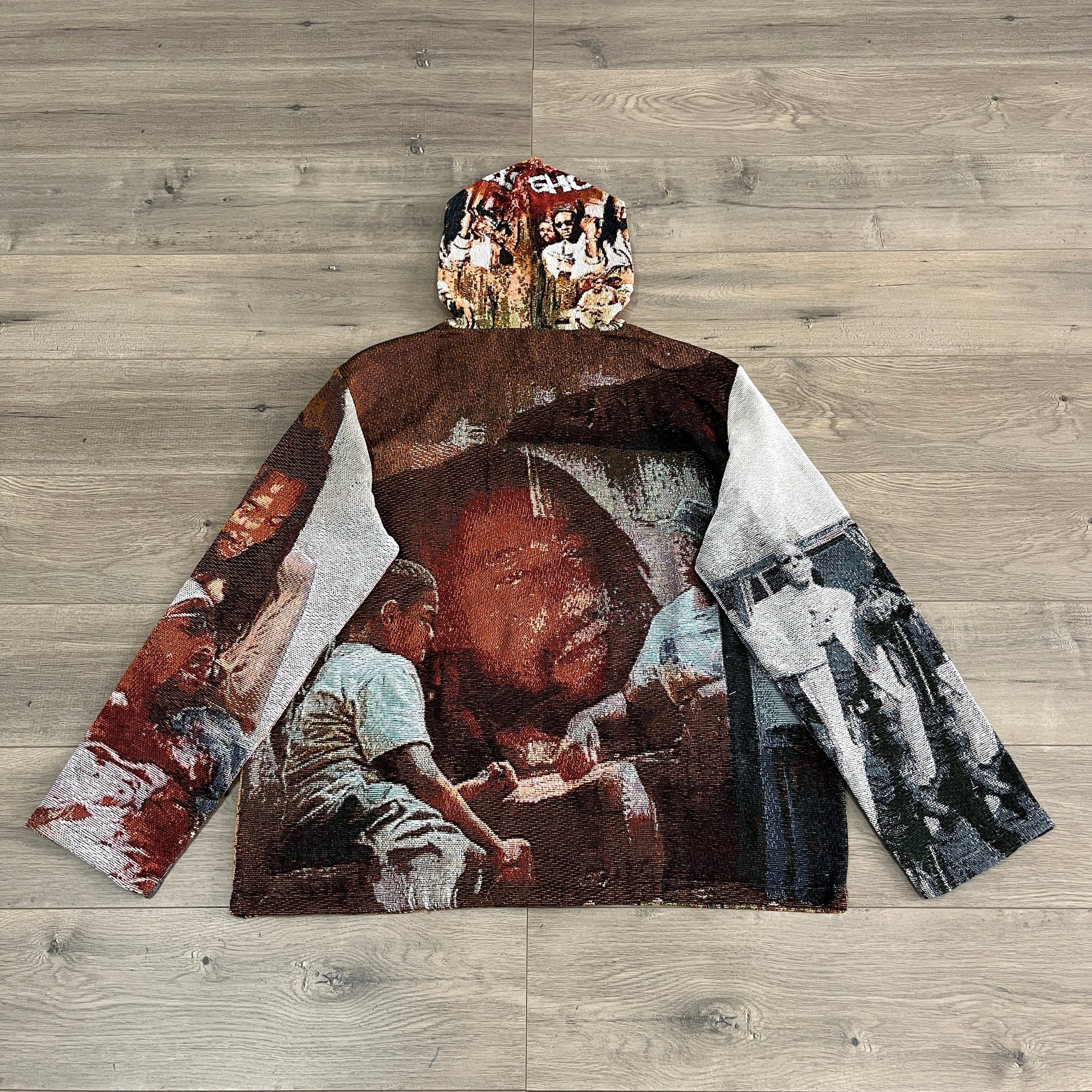 SHOTTAS TAPESTRY HOODIE - RDMCLOTHINGART