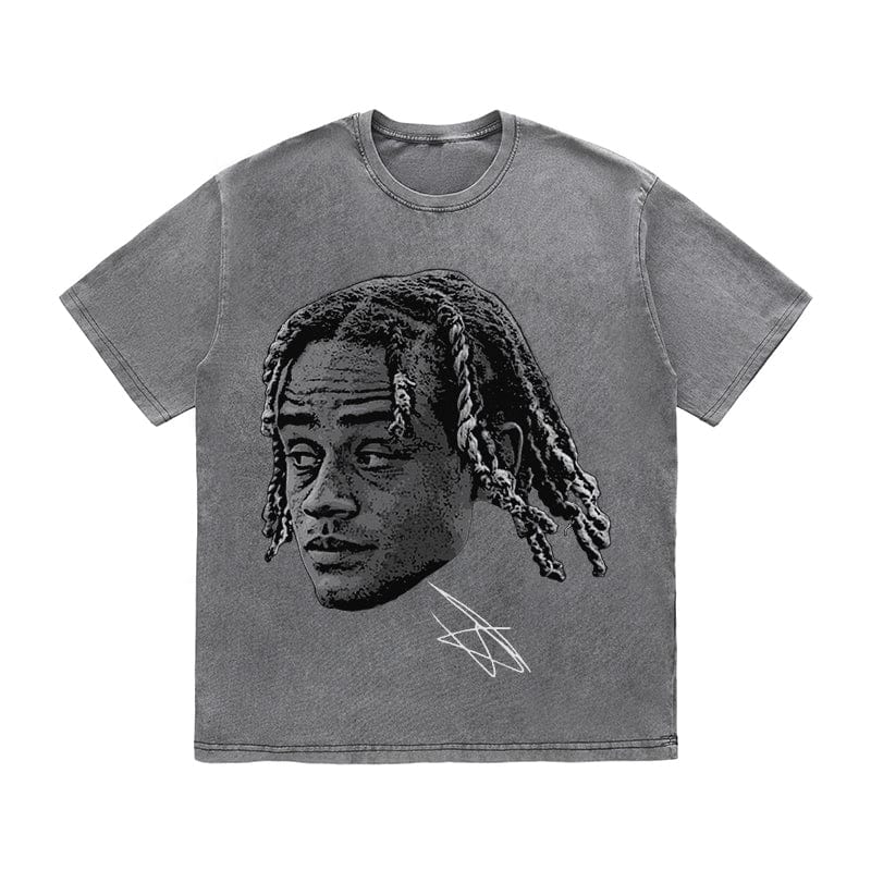 RDMCLOTHINGART tapestry hoodie SIMONS HEAVY COTTON TEES-9651