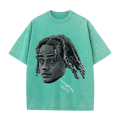 RDMCLOTHINGART tapestry hoodie SIMONS HEAVY COTTON TEES-9651