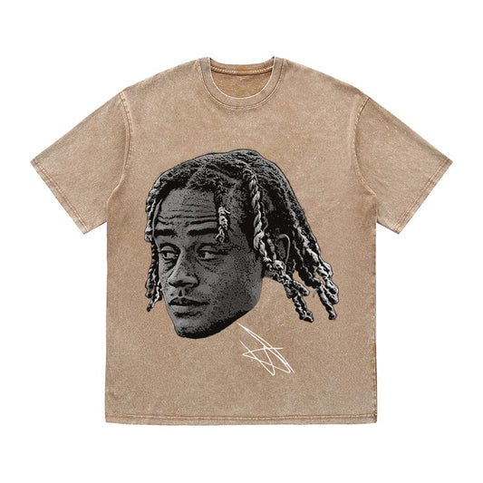 RDMCLOTHINGART tapestry hoodie SIMONS HEAVY COTTON TEES-9651