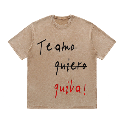 RDMCLOTHINGART tapestry hoodie SLOGAN HEAVY COTTON TEES-9476