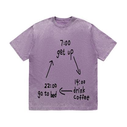 RDMCLOTHINGART tapestry hoodie SLOGAN HEAVY COTTON TEES-9477