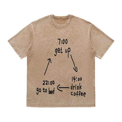 RDMCLOTHINGART tapestry hoodie SLOGAN HEAVY COTTON TEES-9477